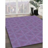 Patterned Purple Rug, pat3081blu