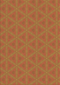 Machine Washable Transitional Neon Orange Rug, wshpat3081brn