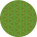 Square Machine Washable Transitional Green Rug in a Living Room, wshpat3081grn