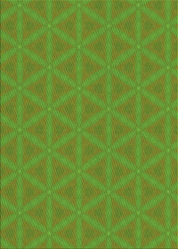 Machine Washable Transitional Green Rug, wshpat3081grn