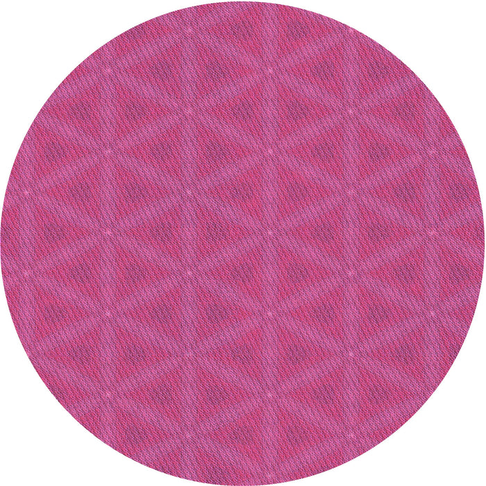 Square Patterned Deep Pink Rug, pat3081pur