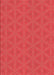 Machine Washable Transitional Red Rug, wshpat3081rd