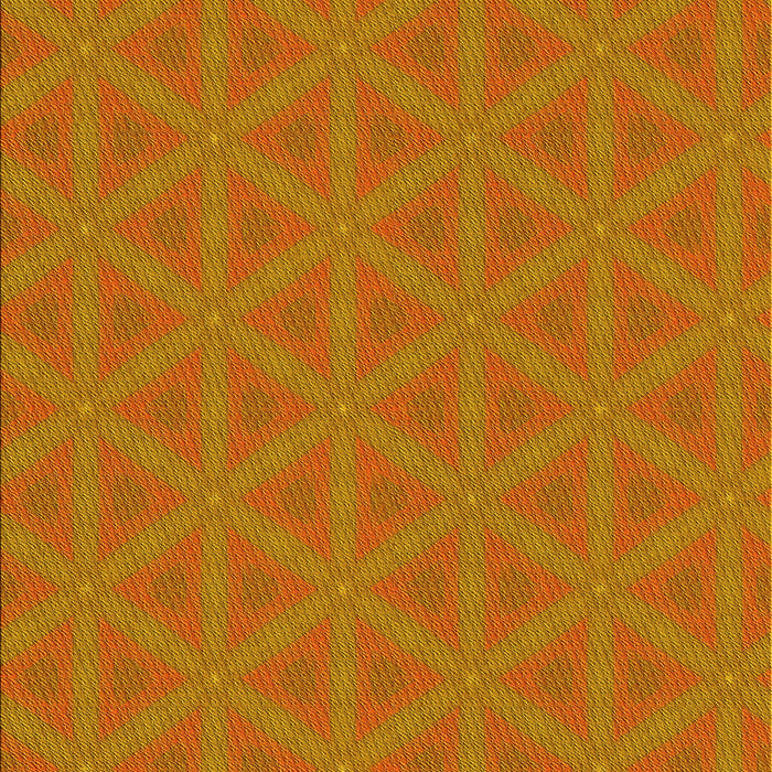 Patterned Orange Red Orange Rug, pat3081yw