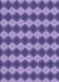 Machine Washable Transitional Amethyst Purple Rug, wshpat3082blu