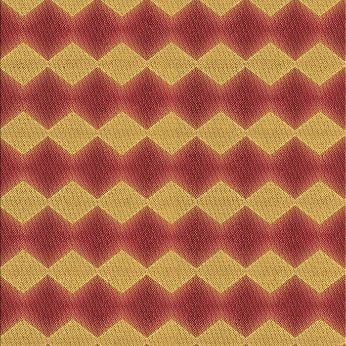 Patterned Red Rug, pat3082brn