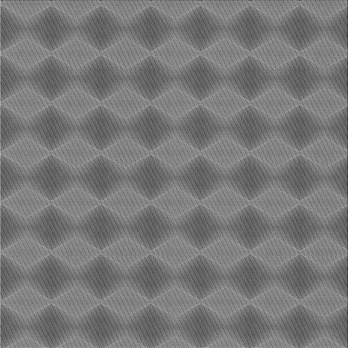 Round Patterned Carbon Gray Rug, pat3082gry