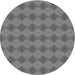 Square Patterned Carbon Gray Rug, pat3082gry