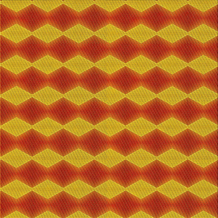 Round Patterned Neon Red Rug, pat3082yw