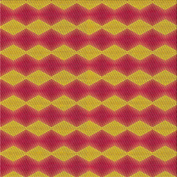 Sideview of Machine Washable Transitional Yellow Rug, wshpat3082