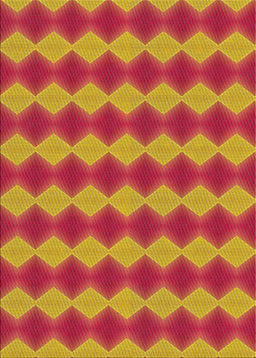 Patterned Yellow Novelty Rug, pat3082