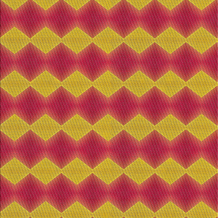 Patterned Yellow Novelty Rug, pat3082