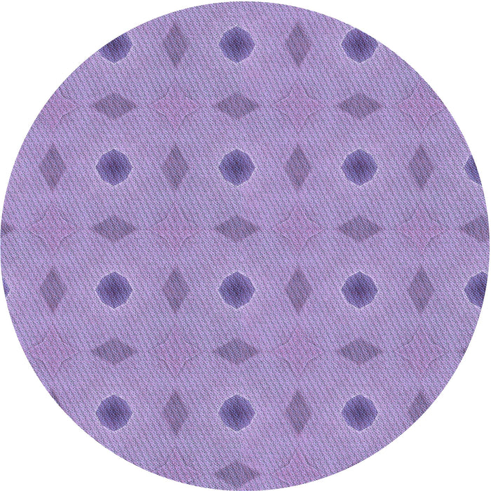 Square Patterned Medium Purple Rug, pat3083blu