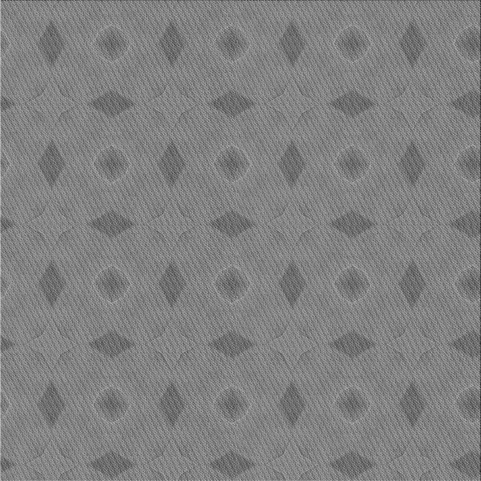 Round Patterned Gray Rug, pat3083gry