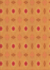 Machine Washable Transitional Orange Red Orange Rug, wshpat3083org