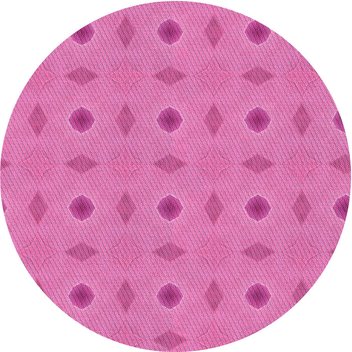 Square Machine Washable Transitional Neon Pink Rug in a Living Room, wshpat3083pur