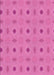 Machine Washable Transitional Neon Pink Rug, wshpat3083pur