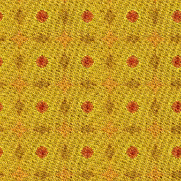 Round Machine Washable Transitional Neon Orange Rug, wshpat3083yw