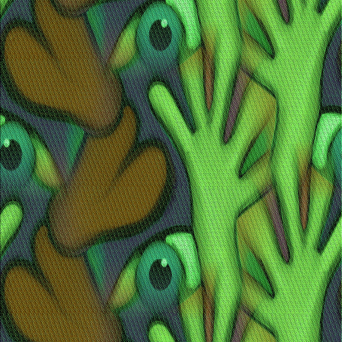 Machine Washable Transitional Apple Green Rug, wshpat3084grn