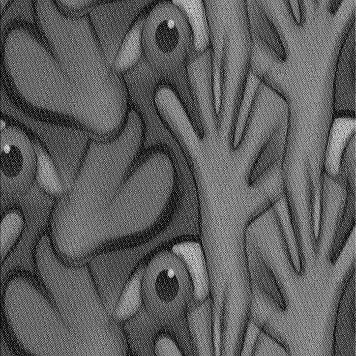 Machine Washable Transitional Gray Rug, wshpat3084gry