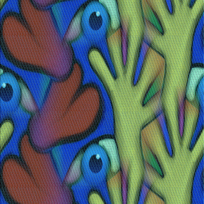 Machine Washable Transitional Cr Green Rug, wshpat3084lblu