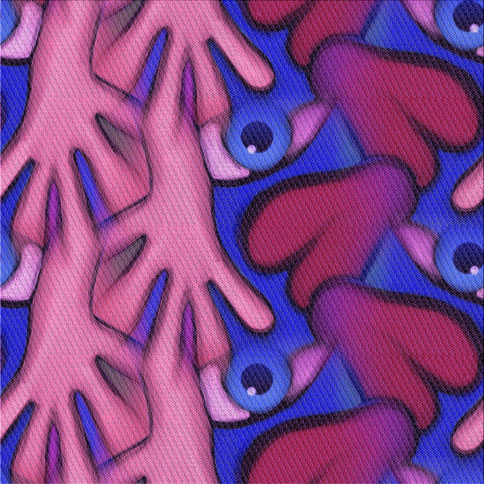 Round Machine Washable Transitional Dark Magenta Purple Rug, wshpat3084pur