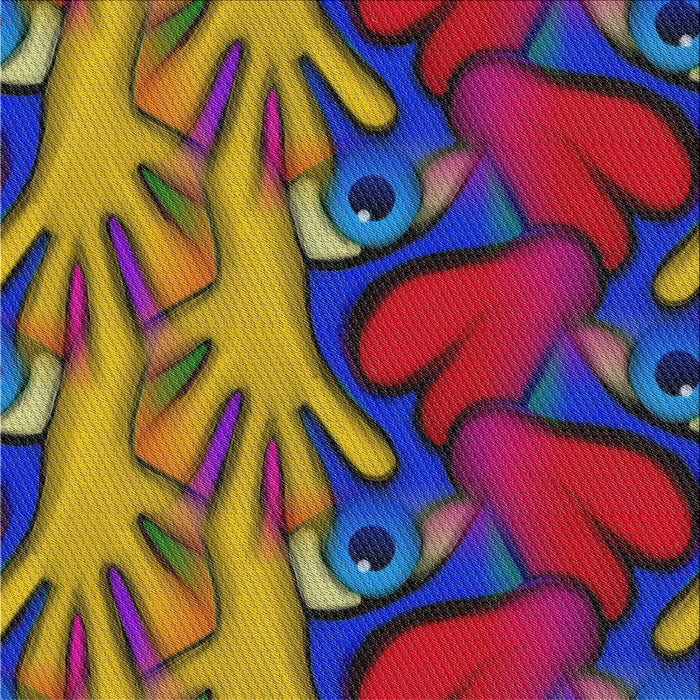 Sideview of Patterned Dark Almond Brown Abstract Machine Washable Rug, wshpat3084