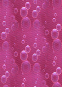 Machine Washable Transitional Neon Pink Rug, wshpat3085pur