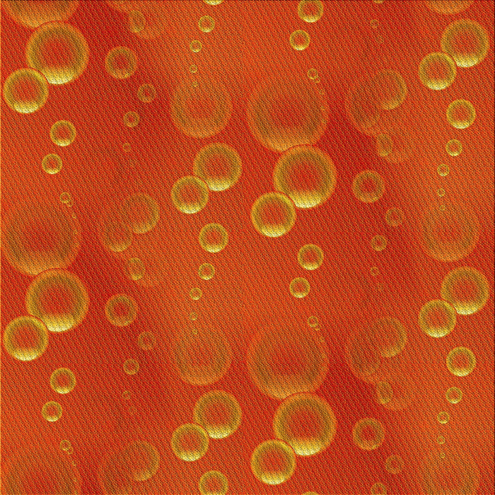 Round Machine Washable Transitional Orange Red Orange Rug, wshpat3085yw