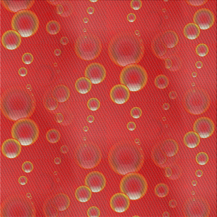 Sideview of Patterned Red Abstract Machine Washable Rug, wshpat3085