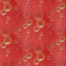 Sideview of Patterned Red Abstract Machine Washable Rug, wshpat3085