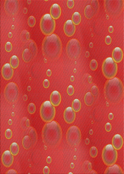 Patterned Red Abstract Machine Washable Rug, wshpat3085