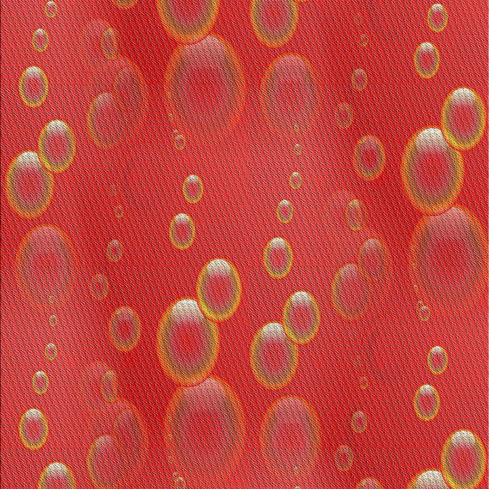 Patterned Red Abstract Machine Washable Rug, wshpat3085