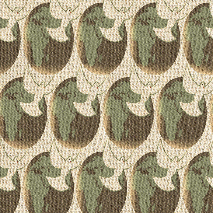 Machine Washable Transitional Oak Brown Rug, wshpat3087brn