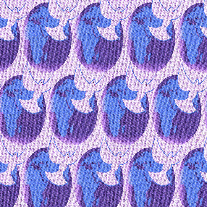 Patterned Purple Rug, pat3087pur