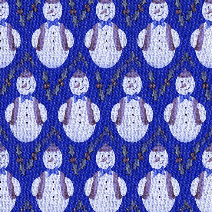 Patterned Denim Blue Rug, pat3088blu