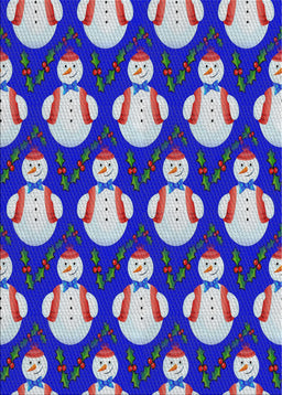 Patterned Blue Gray Novelty Rug, pat3088