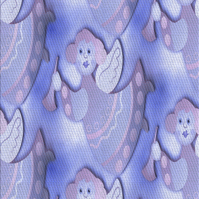 Patterned Pastel Blue Rug, pat3089blu