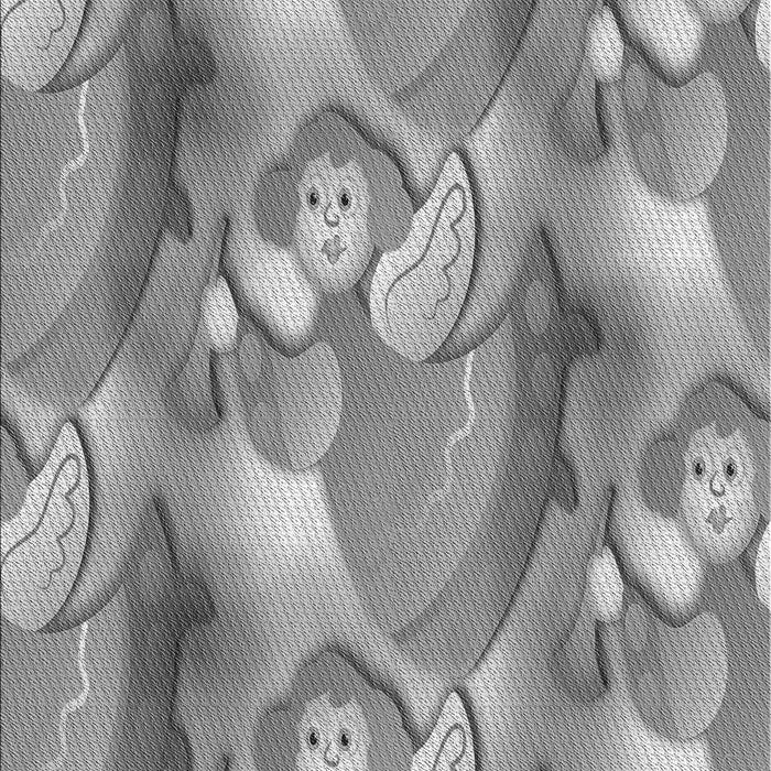 Patterned Cloud Gray Rug, pat3089gry