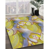 Patterned Brown Novelty Rug, pat3089