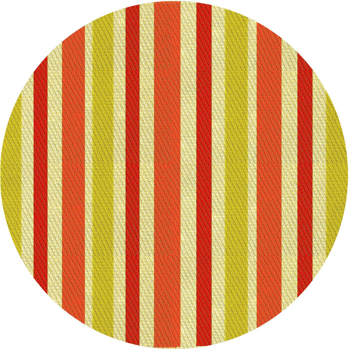 Square Patterned Orange Red Orange Rug, pat309yw