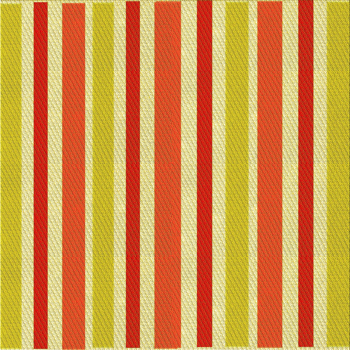 Round Patterned Orange Red Orange Rug, pat309yw