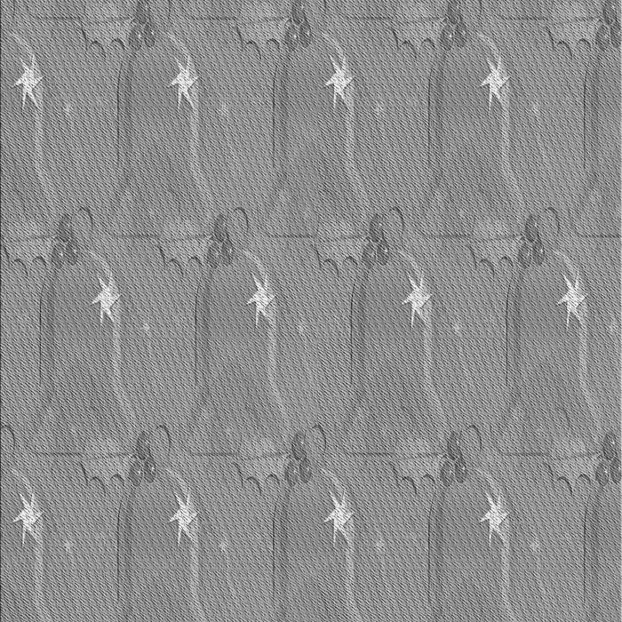 Machine Washable Transitional Silver Gray Rug, wshpat3090gry