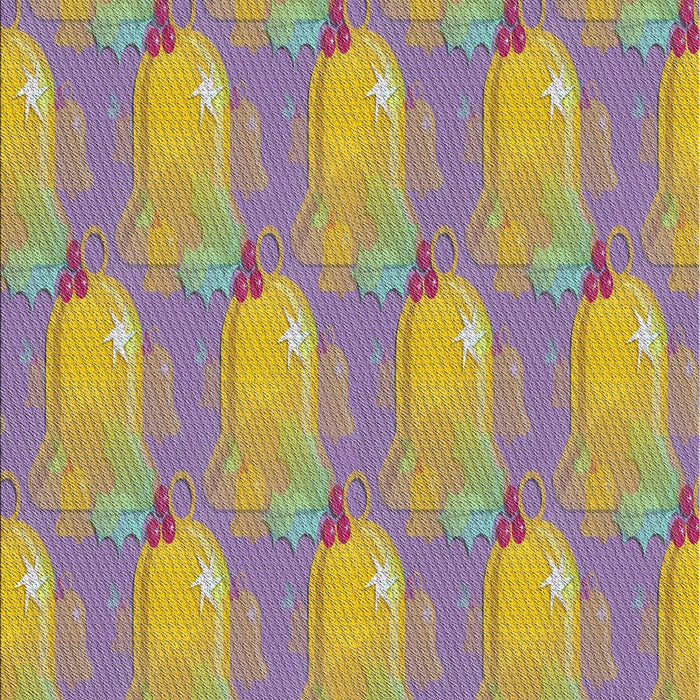 Patterned Mauve Taupe Purple Novelty Rug, pat3090