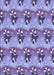 Patterned Purple Mimosa Purple Rug, pat3091blu
