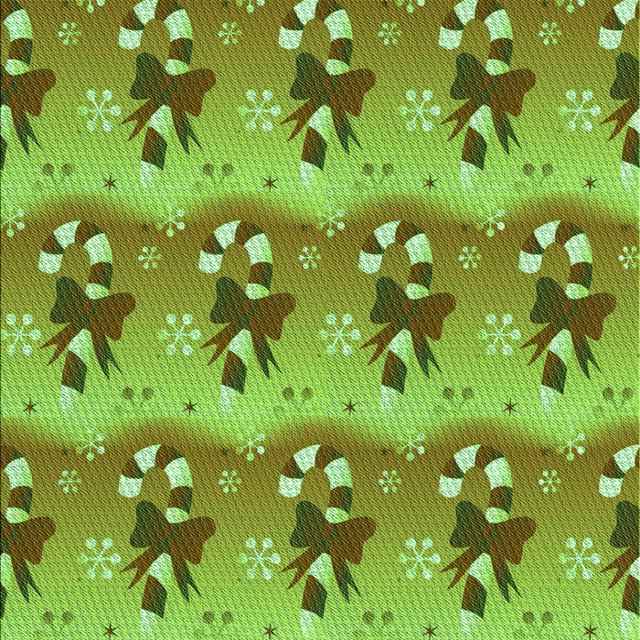 Patterned Olive Green Rug, pat3091grn