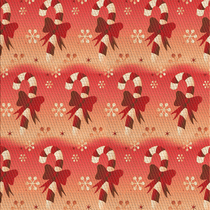 Patterned Neon Red Rug, pat3091org