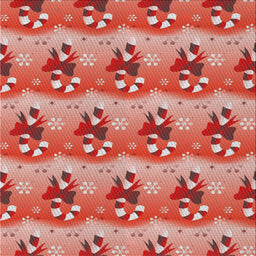 Sideview of Machine Washable Transitional Red Rug, wshpat3091