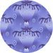 Square Patterned Purple Mimosa Purple Rug, pat3092blu