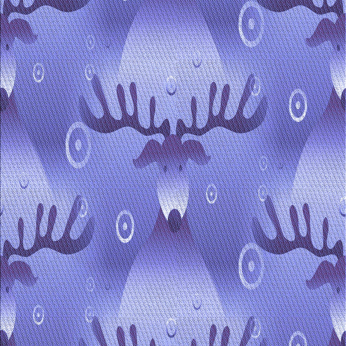 Patterned Purple Mimosa Purple Rug, pat3092blu