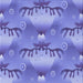 Round Patterned Purple Mimosa Purple Rug, pat3092blu